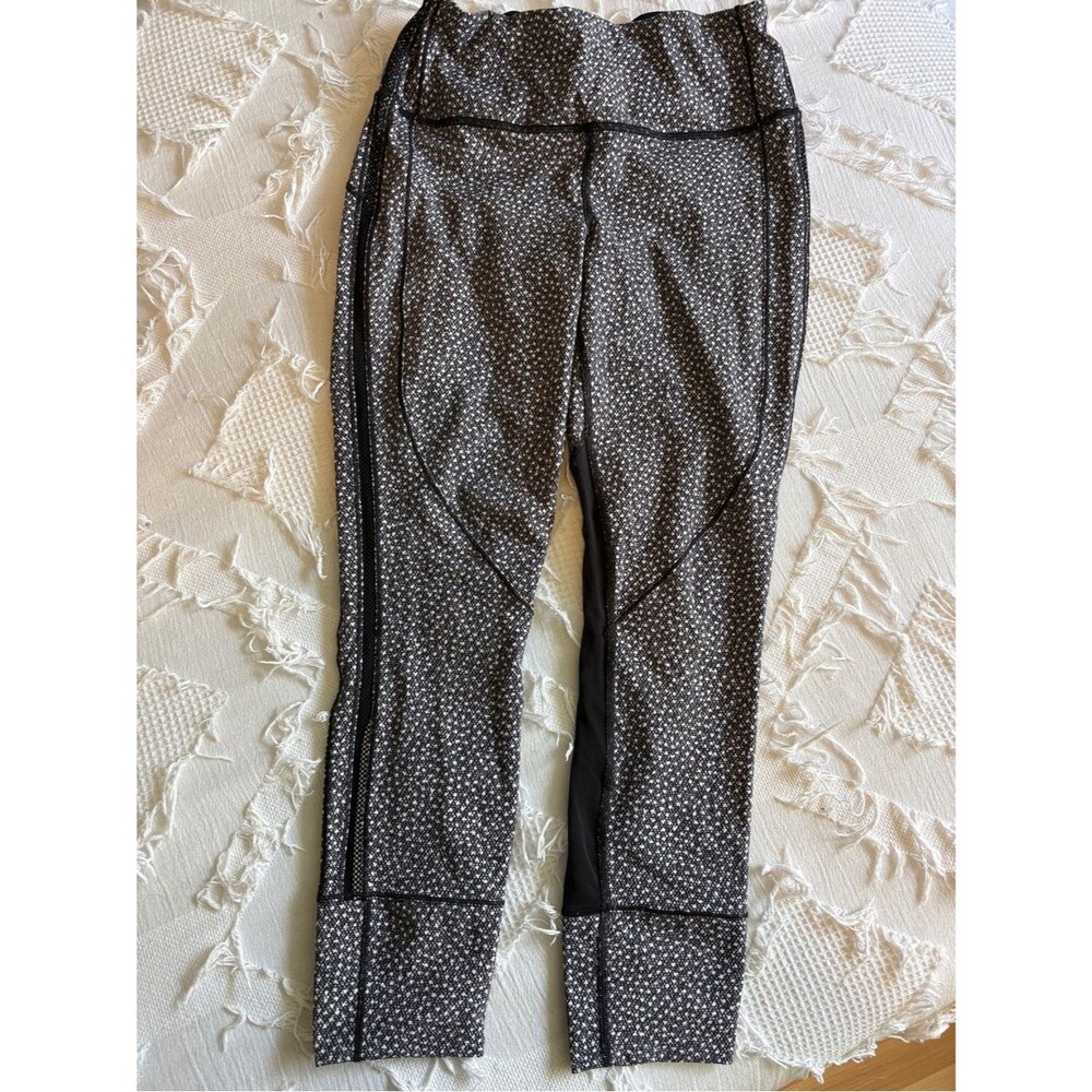 lululemon athletica Black & White Speckled Leggings